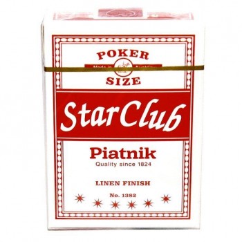Piatnik Star Club Pokerio kortų kaladė 1 vnt. (raudona arba mėlyna)